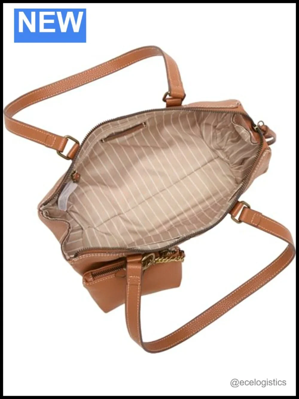 Faux Leather Top-Handle Satchel Purse with Zipper, 13.5